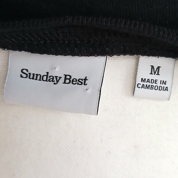 Aritzia Sunday Best Cruise Crew Babydoll Dress Black Size Medium - Picture 7 of 7